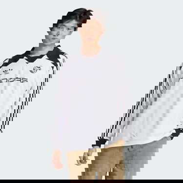 Фланелка adidas Originals Oversized Long Sleeve Jersey Бяло | IW3643, 1