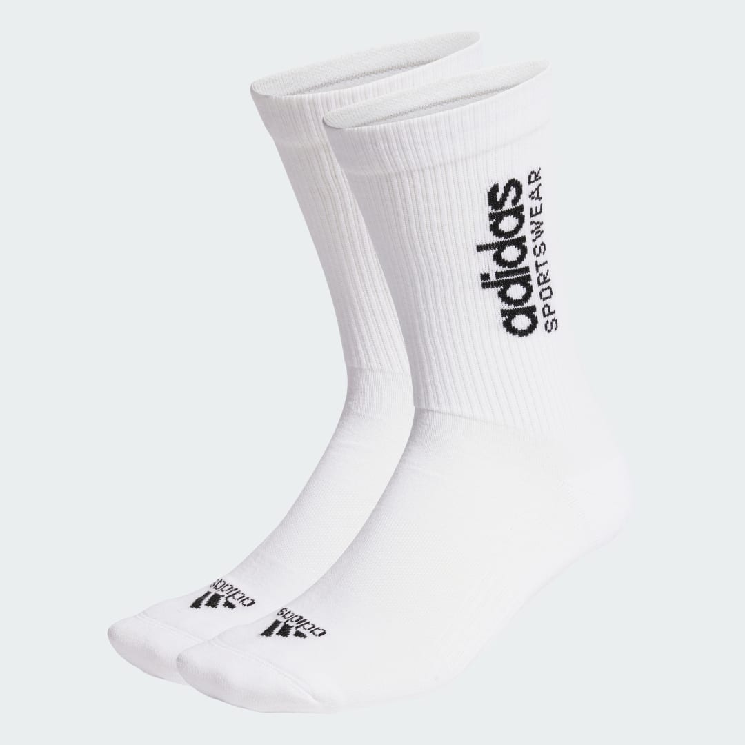 Чорапи adidas Performance Monogram Allover Graphic Socks – 2 pairs Бяло | IQ4149, 0