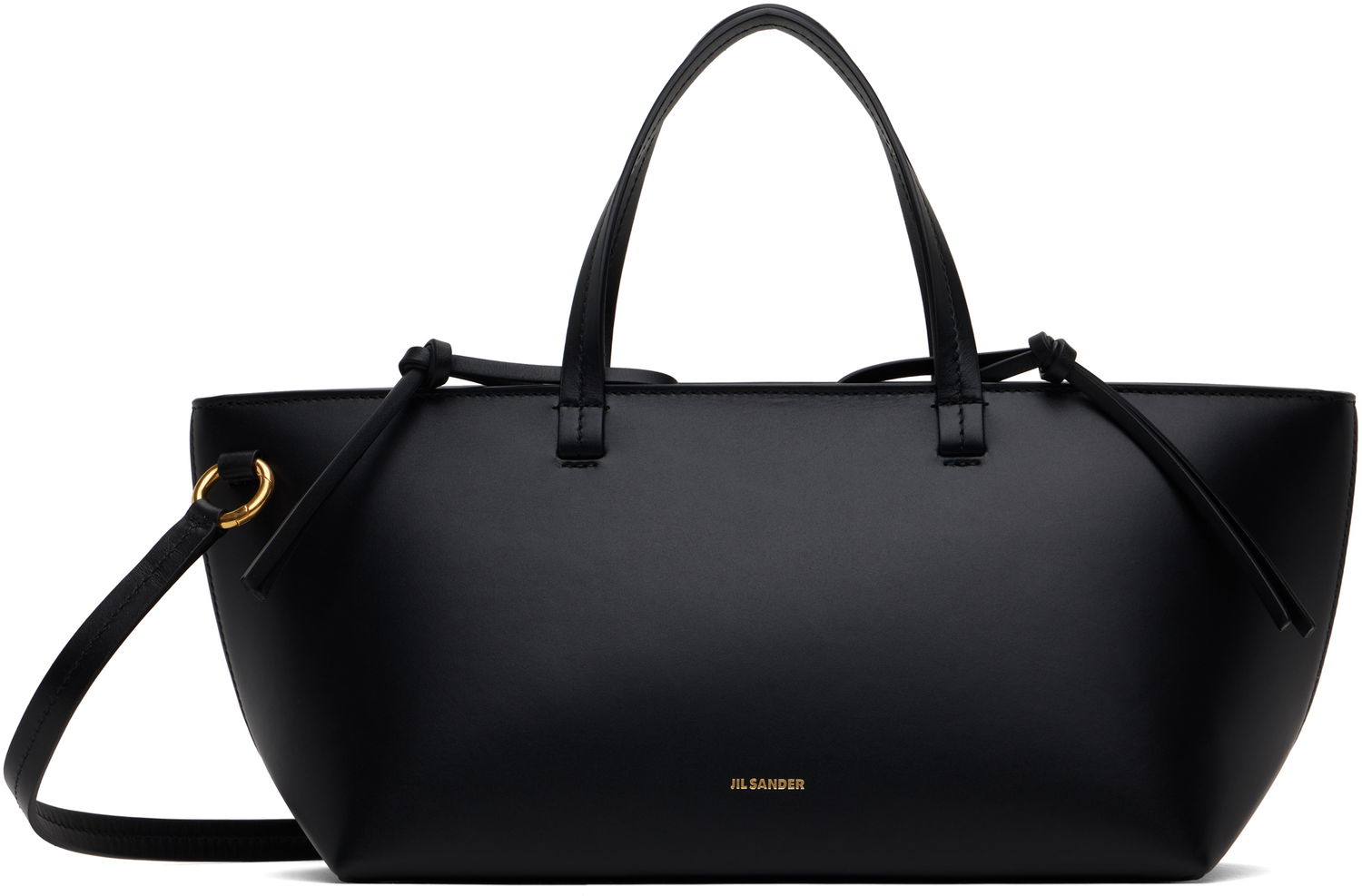 Голяма пазарска чанта Jil Sander Small Bateau Bag Черно | J08ZH0052_P7223, 0