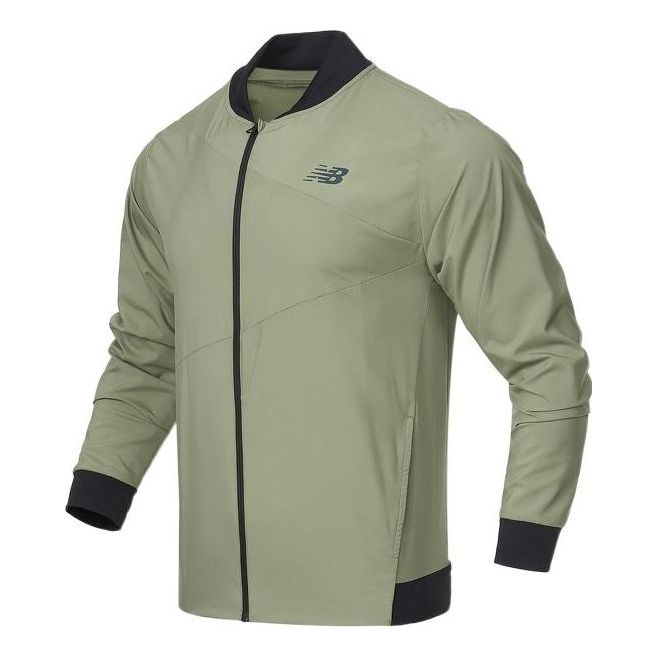 Ветровка New Balance Sport Style Jacket Зелено | AMJ21010-OLF