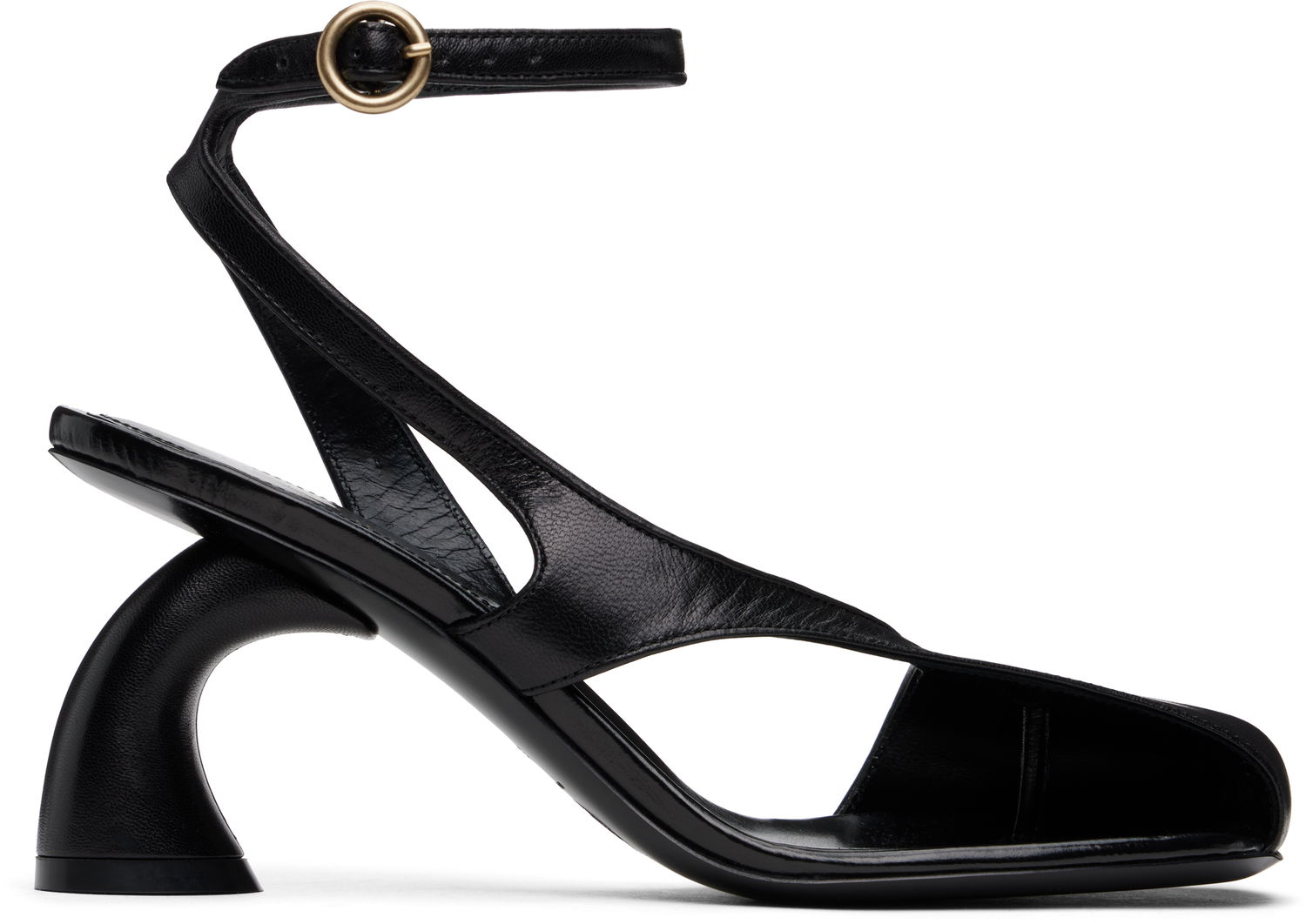 Аксесоари Dries Van Noten Dries Van Noten Asymmetric Heeled Sandals Черно | WS251-1304-150, 0