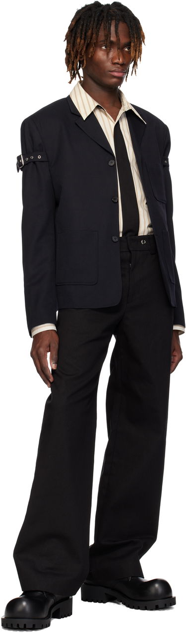 Яке We11done We11done Belted Blazer Черно | WD-JK0-25-006-U-NV, 3
