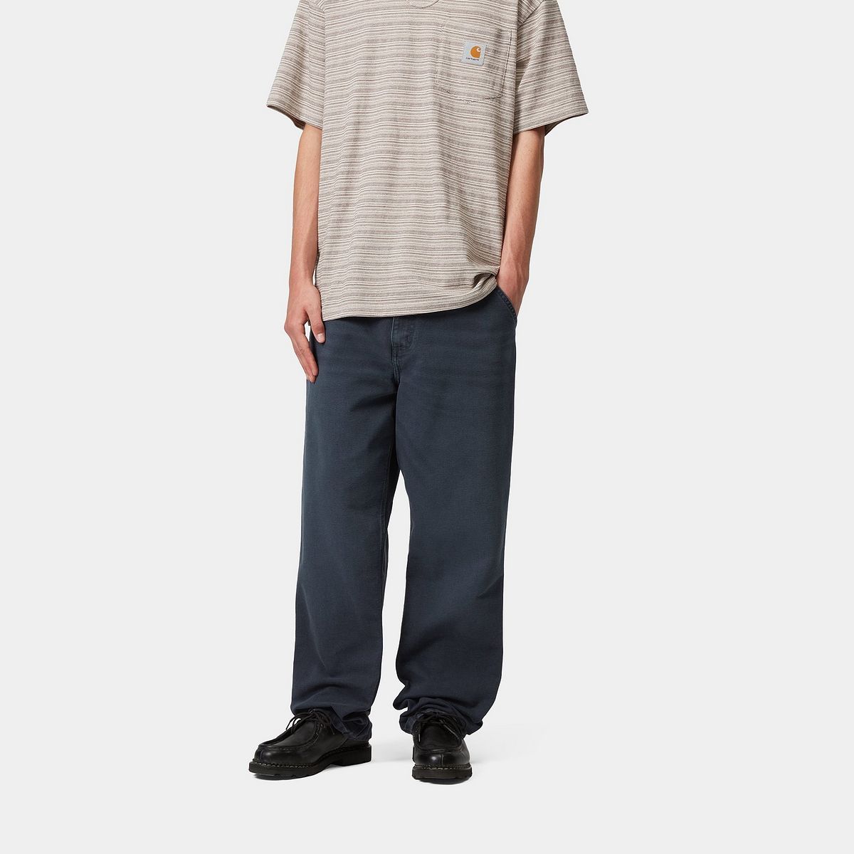 Панталони Carhartt WIP Carhartt WIP Simple Pant Тъмно синьо | I035643_23, 0
