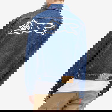 Яке BBC IceCream Running Dog Denim Trucker Jacket Синьо | ICD006-BL, 3