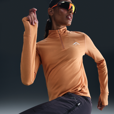 Пуловер Nike Trail Dri-FIT 1/4 Zip Midlayer Оранжево
 | HJ2248-856, 4
