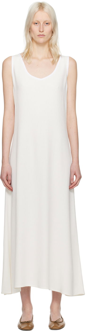 Pокля A.P.C. Penny Maxi Dress "Off-White" Бяло | VIAKL-F35061