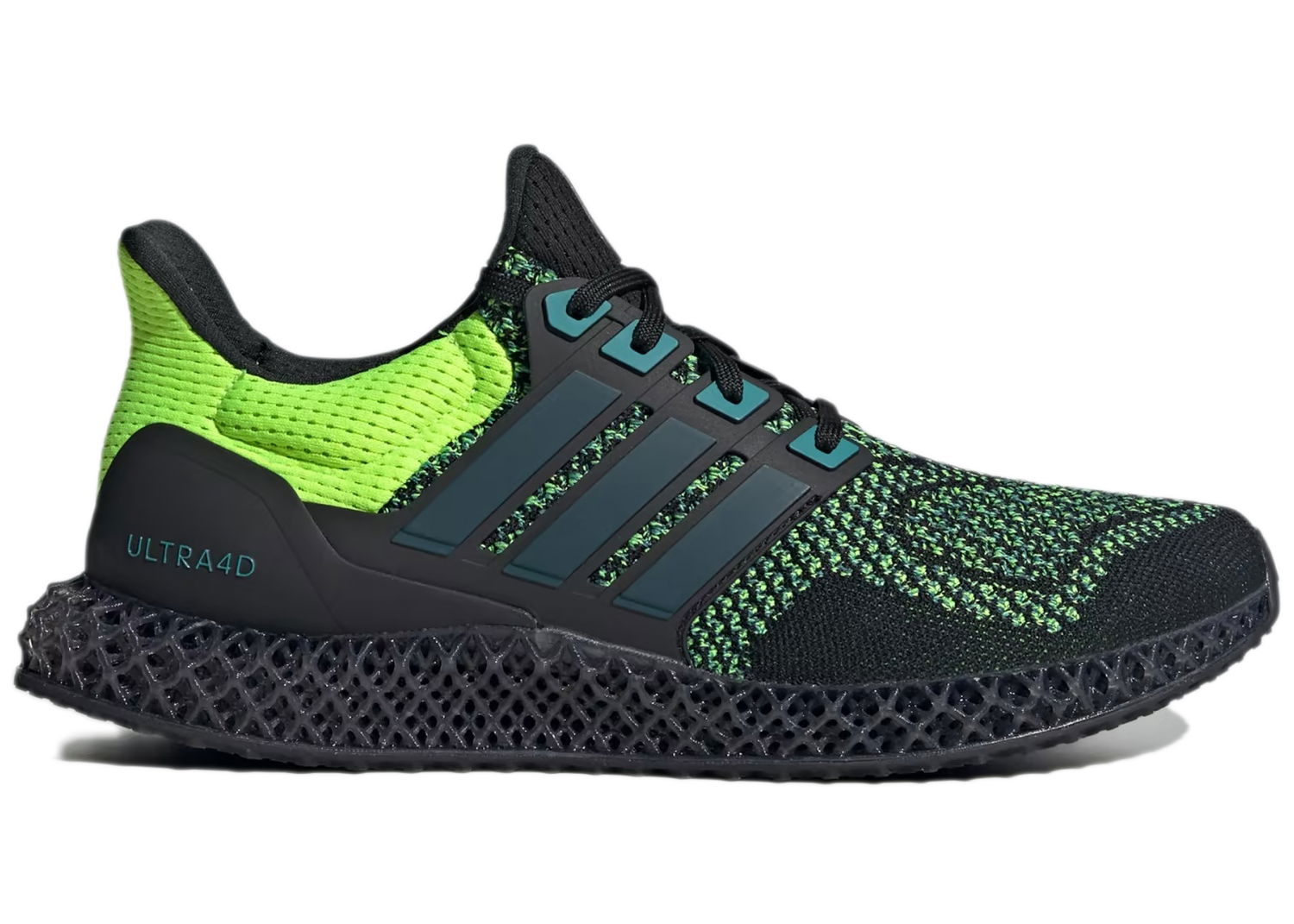 Кецове и обувки adidas Performance adidas Ultra 4D Black Lucid Lemon Черно | IG2263, 0