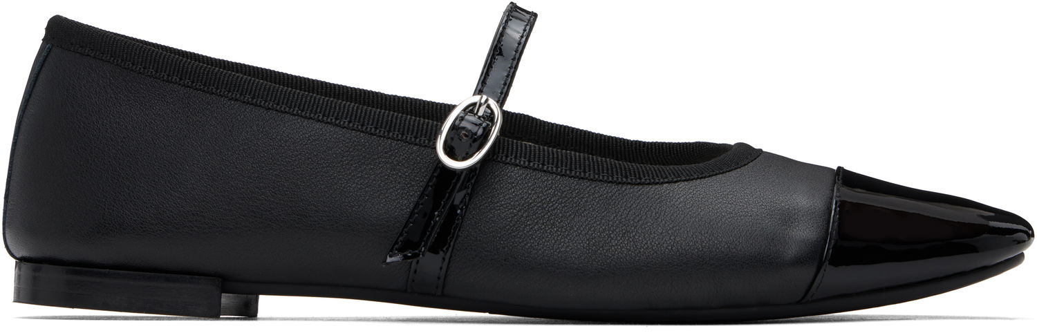 Облекло Repetto Repetto Georgiana Mary-Jane Ballerina Flats Черно | V4222VVE, 0