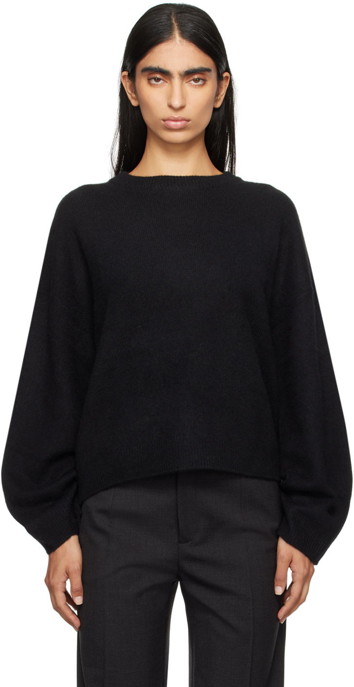 Пуловер Loulou de Saison Loulou de Saison Ropo Sweater Черно | ROPO, 0