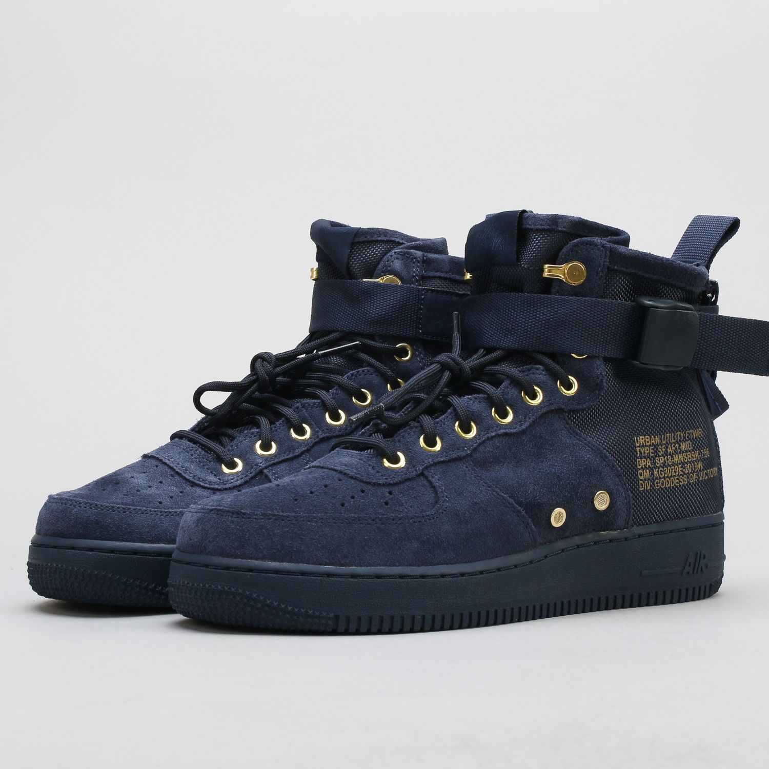 Кецове и обувки Nike SF Air Force 1 Mid ''Obsidian'' Синьо | 917753-400, 1