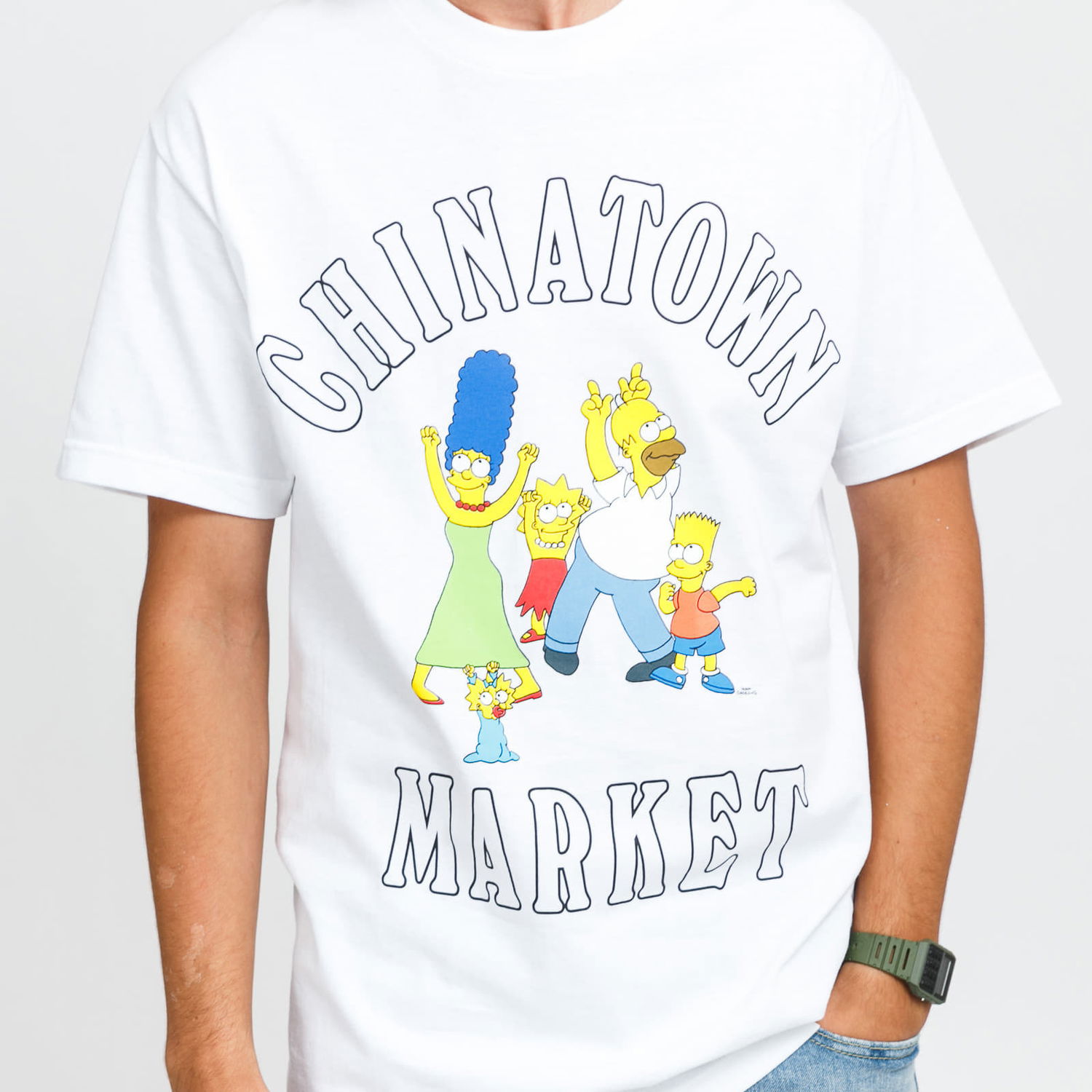 Тениска MARKET The Simpsons Family OG Tee Бяло | CTM1990346 / 1201, 1