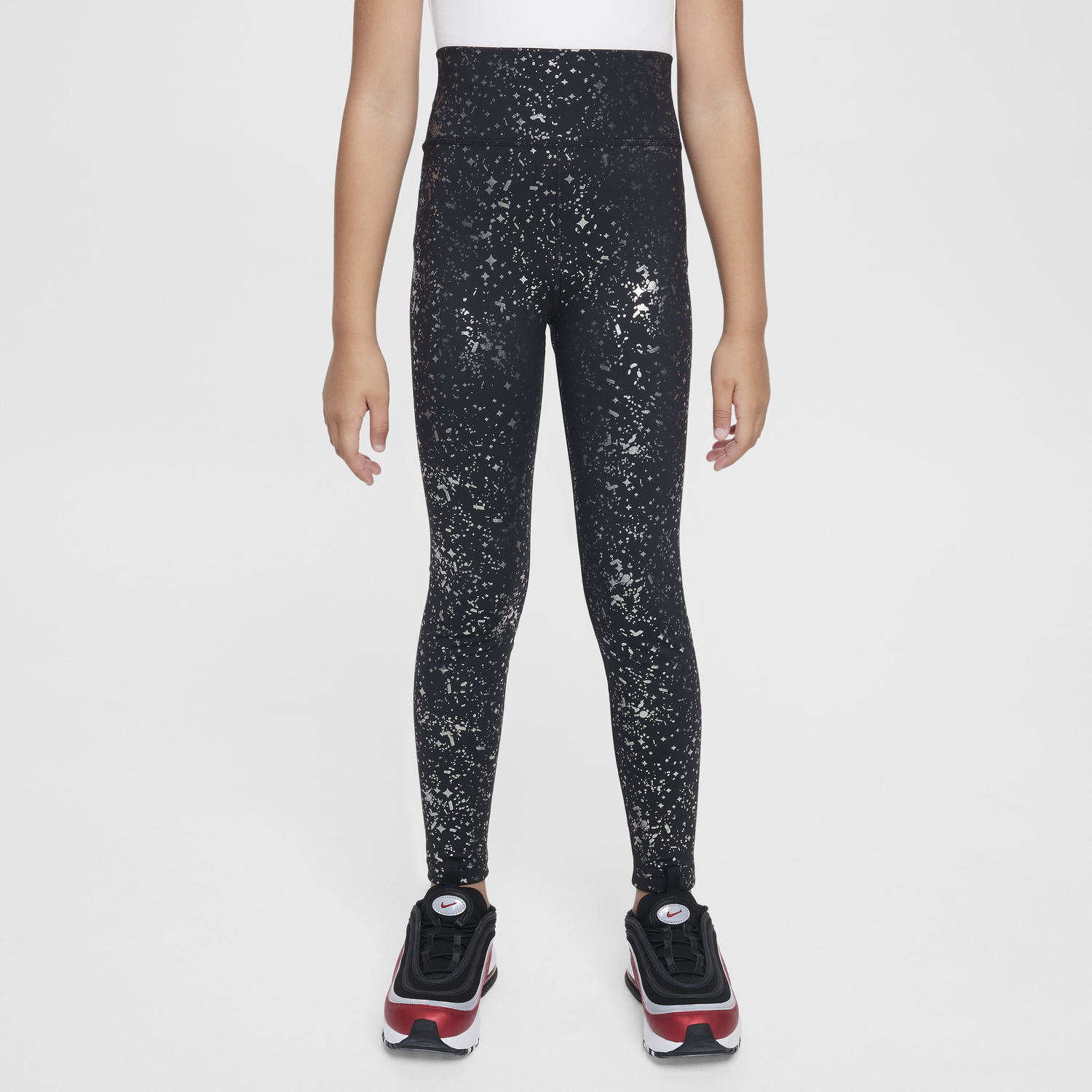 Клинове Nike Nike One Dri-FIT High-Waisted Leggings Черно | HF4410-010, 0