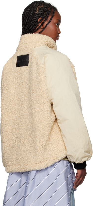 Яке JW Anderson JW Anderson Color Block Fleece Track Jacket Бежово | JK0367-PG1736, 2