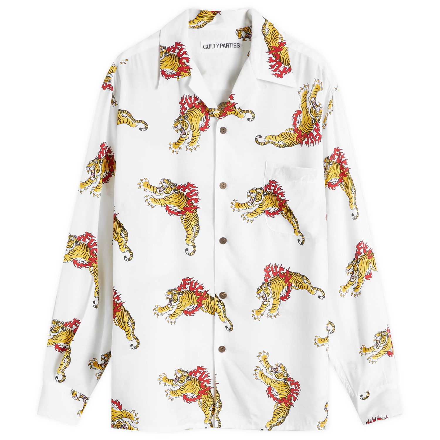 Риза WACKO MARIA Shirt White Large Бяло | 24FW-WMS-HI03-WHT, 0