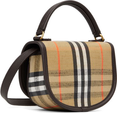 Дамска чанта Burberry Burberry Highlands Mini Bag Бежово | 8112240, 2
