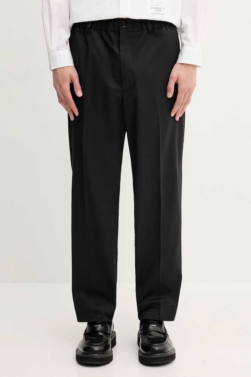 Панталони Neighborhood NEIGHBORHOOD TAPEREDSILHOUETTE Tapered Trousers Черно | 251ZANH.PTM01, 0