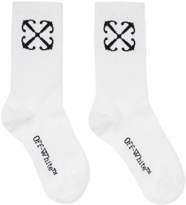 Чорапи Off-White Arrow Socks Бяло | OWRA039C99KNI0010110, 0