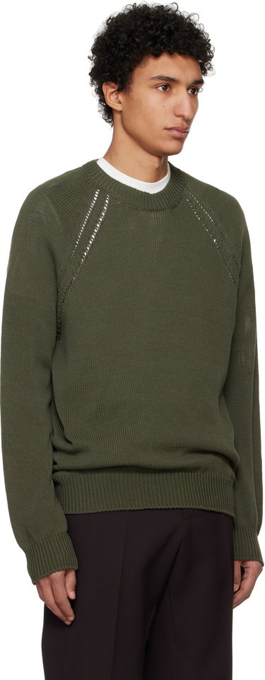 Пуловер Jil Sander Jil Sander Seamless Sweater Зелено | J22GP0237_J15432, 1
