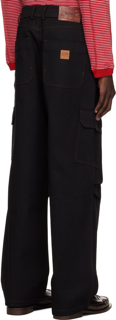 Карго панталони Andersson Bell Andersson Bell Inside Out Denim Cargo Pants Черно | apa785m, 2