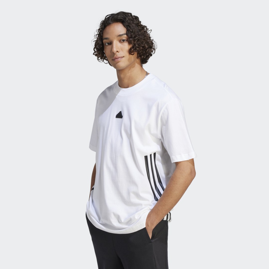 Тениска adidas Originals Future Icons 3-Stripes Tee Бяло | IN1612, 1