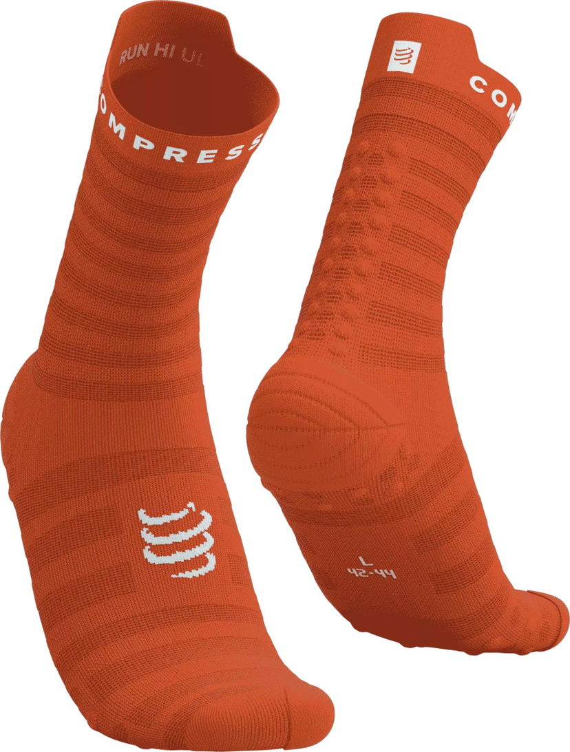 Чорапи Compressport Pro Racing Socks v4.0 Ultralight Run High Socks Оранжево
 | xu00050b4023