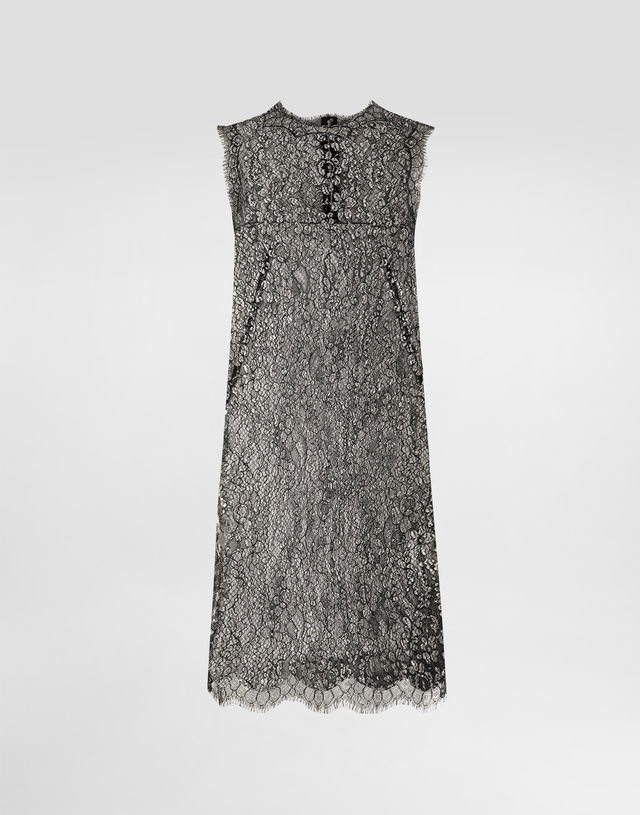 Lamé Lace Dress