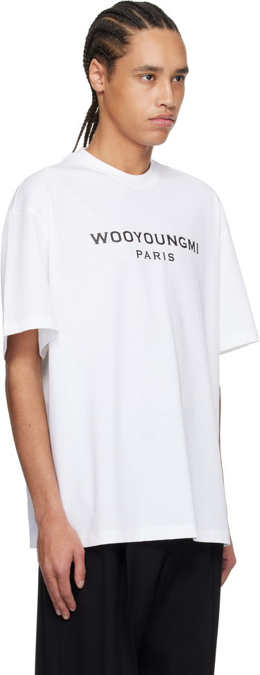 Тениска WOOYOUNGMI WOOYOUNGMI Front Logo T-Shirt Бяло | W251TS01, 1