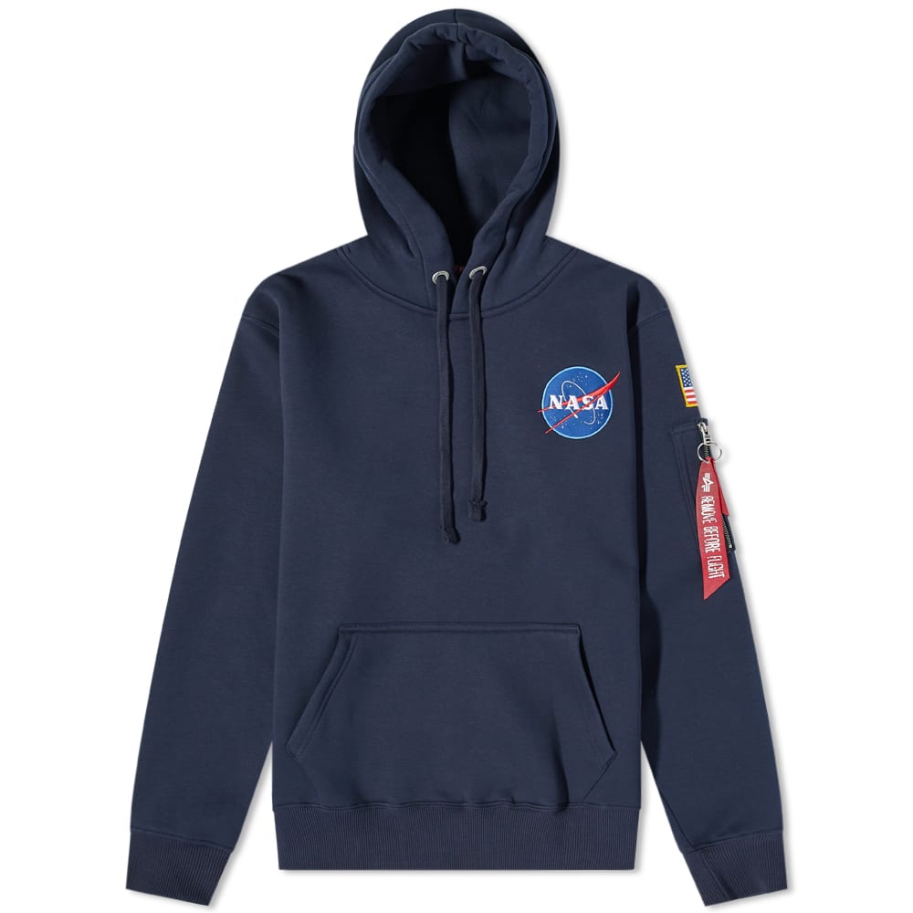 Суитчър Alpha Industries Space Shuttle Hoody Тъмно синьо | 178317-07, 0