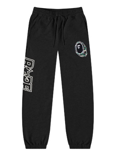 Patchwork Sweat Pant Black