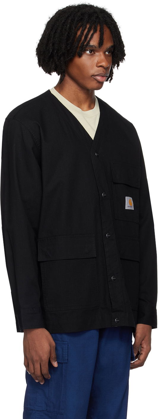 Пуловер Carhartt WIP Buttoned Workwear Jacket Черно | I033020, 1