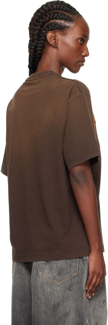 Тениска Acne Studios Acne Studios Logo Graphic T-Shirt Кафяво | CL0401-, 2