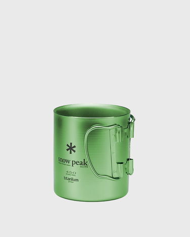 Бутилки за пиене Snow Peak Titanium Single 450 Cup Зелено | MG-043GR-US, 4