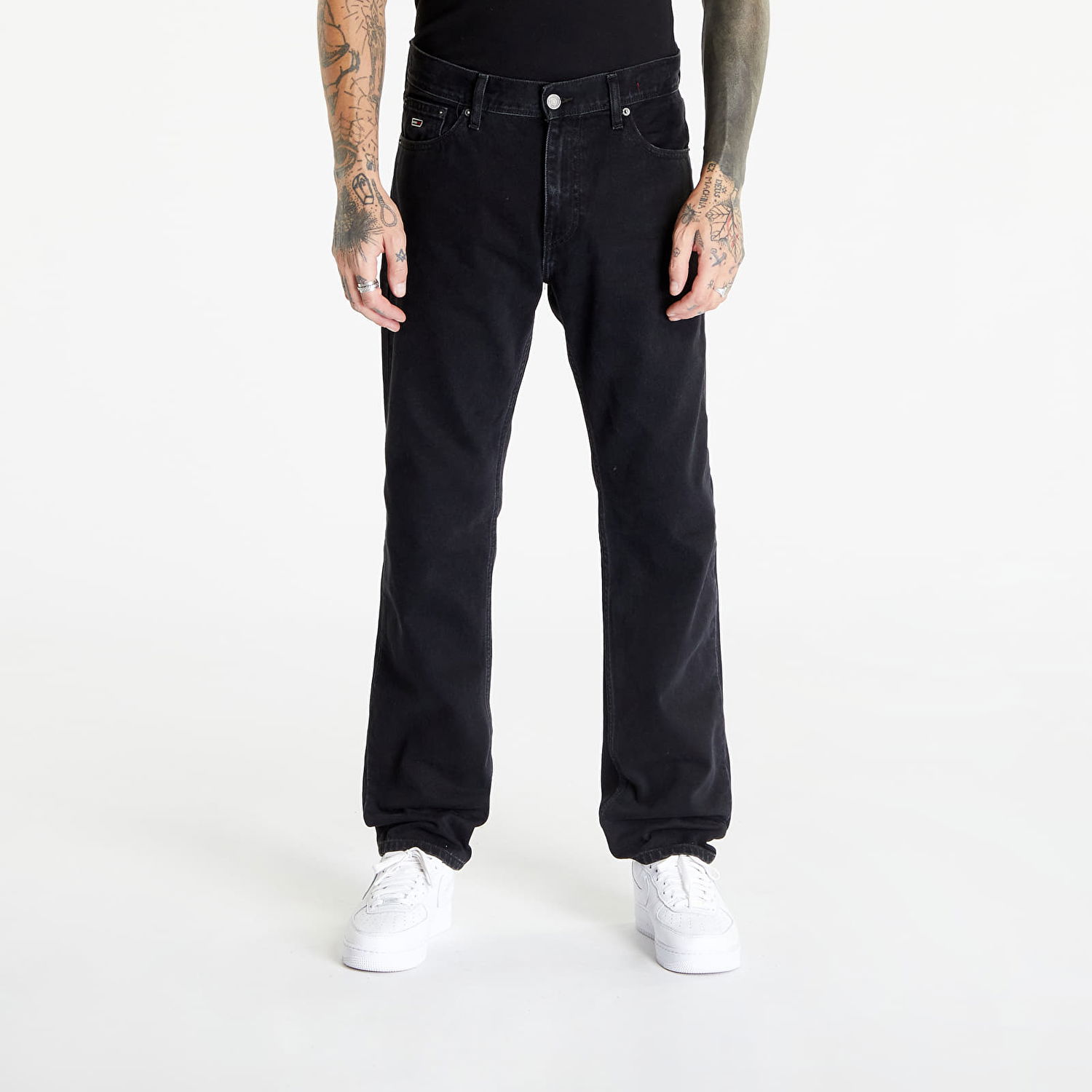 Дънки Tommy Hilfiger Tommy Jeans Ethan Relaxed Straight Jeans Denim Black Черно | DM0DM17396 1BZ, 0