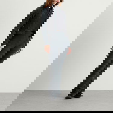 Спортни панталони SKIMS Lounge Fleece Flared Pant Черно | PT-PNT-7290W-DKT, 4