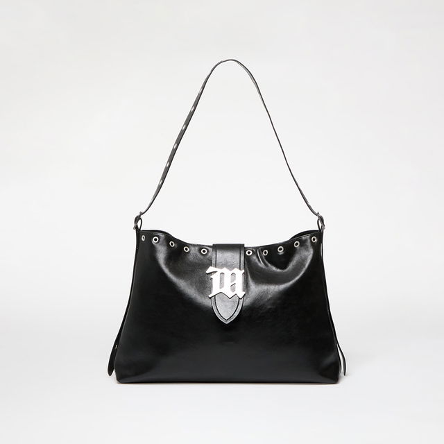 Leather Hobo Bag Black Universal