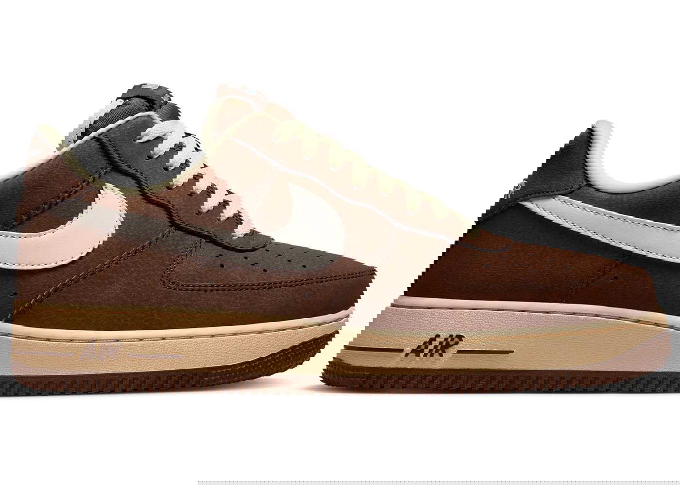 Кецове и обувки Nike Air Force 1 Low '07 Cacao Wow Кафяво | FZ3592-259, 0