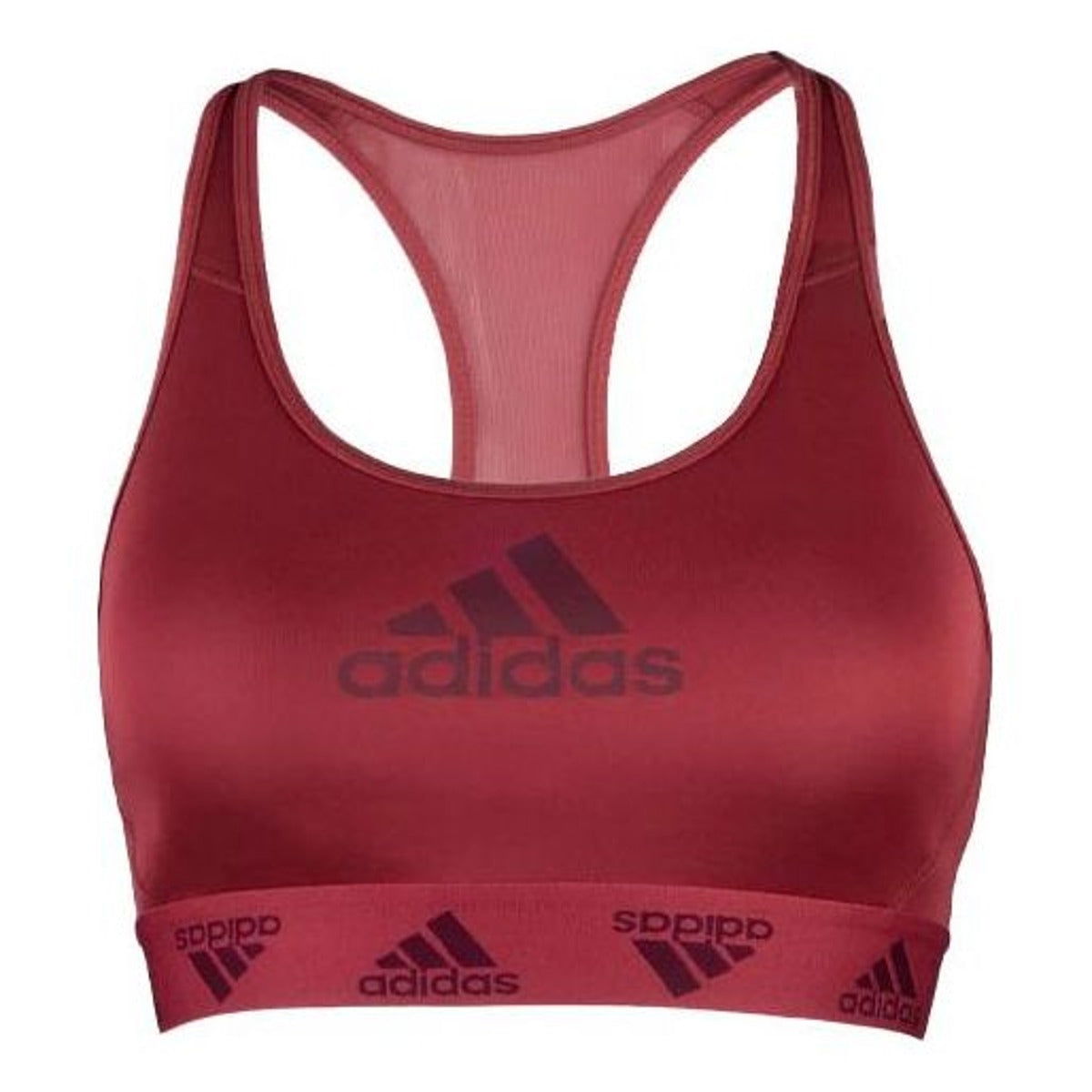 Сутиен adidas Originals Don't Rest Alphaskin Badge of Sport Bra Бургунди | GC8176, 0