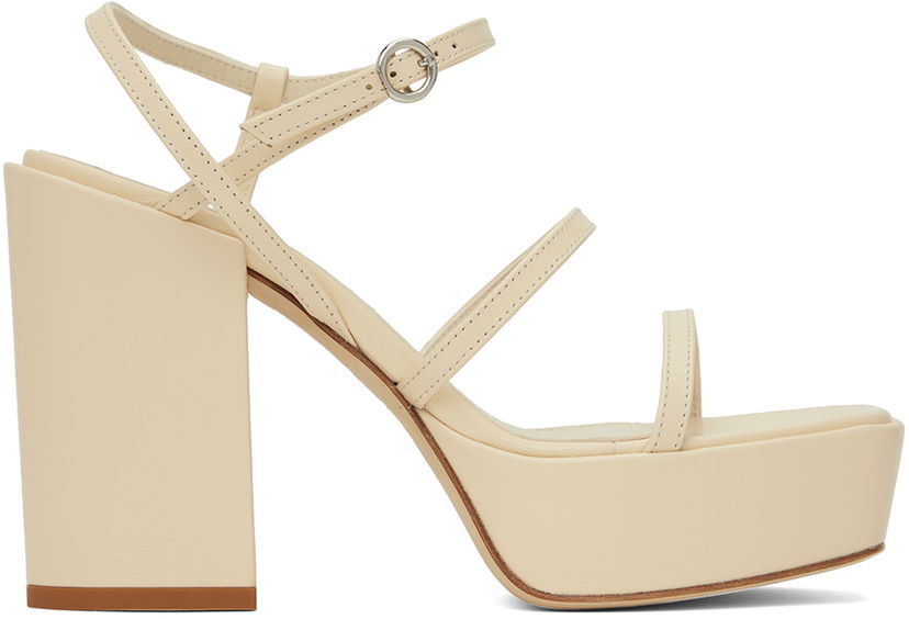 Аксесоари Aeyde Aeyde Katalin Heeled Sandals Бежово | A11-HS-ATNS11BL38-SS24-100-007