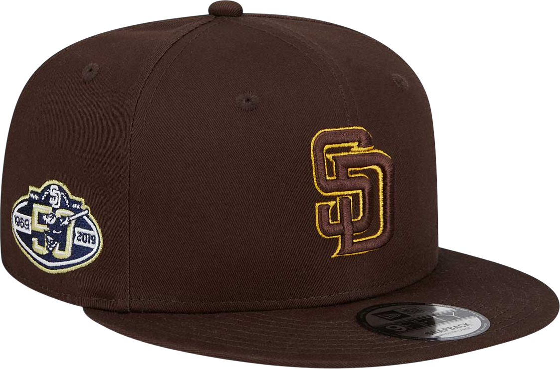 Шапка с козирка New Era San Diego Side Patch 9FIFTY Snapback Cap Кафяво | 60424740-60424740, 1