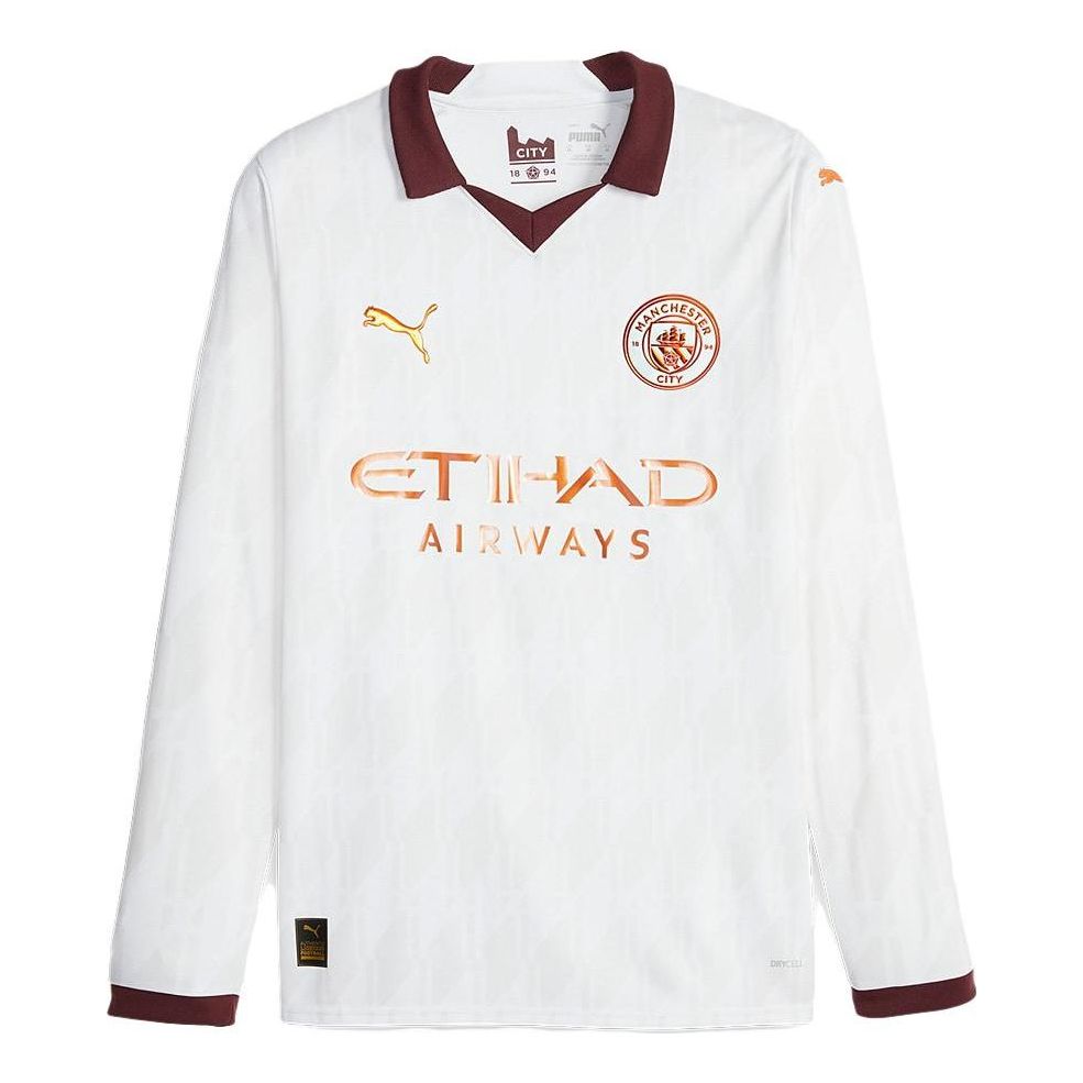 Фланелка Puma Manchester City Kids Away Jersey 23/24 Бяло | 770450-02, 0