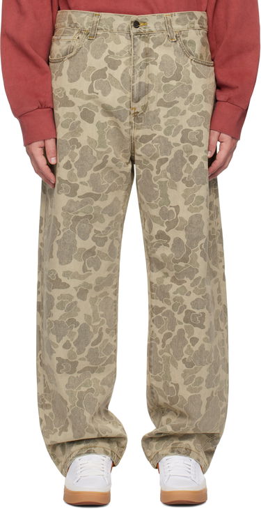 Дънки Carhartt WIP Duck Camo Landon Trousers Бежово | I033755, 0