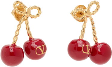 Обеци Valentino Garavani Cherryfic Metal & Enamel Earrings Многоцветен | 7W2J0Z80MJP, 1