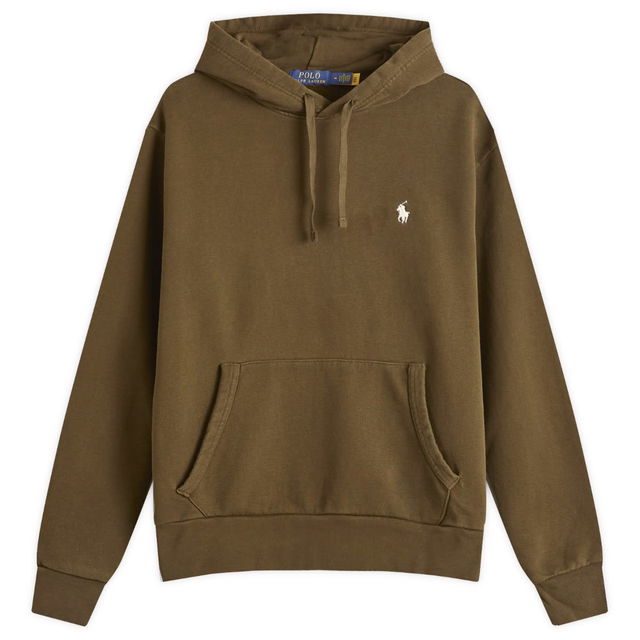 Polo Ralph Lauren Men's Loopback Hoodie in Dark Loden, Size Large | END. Clothing