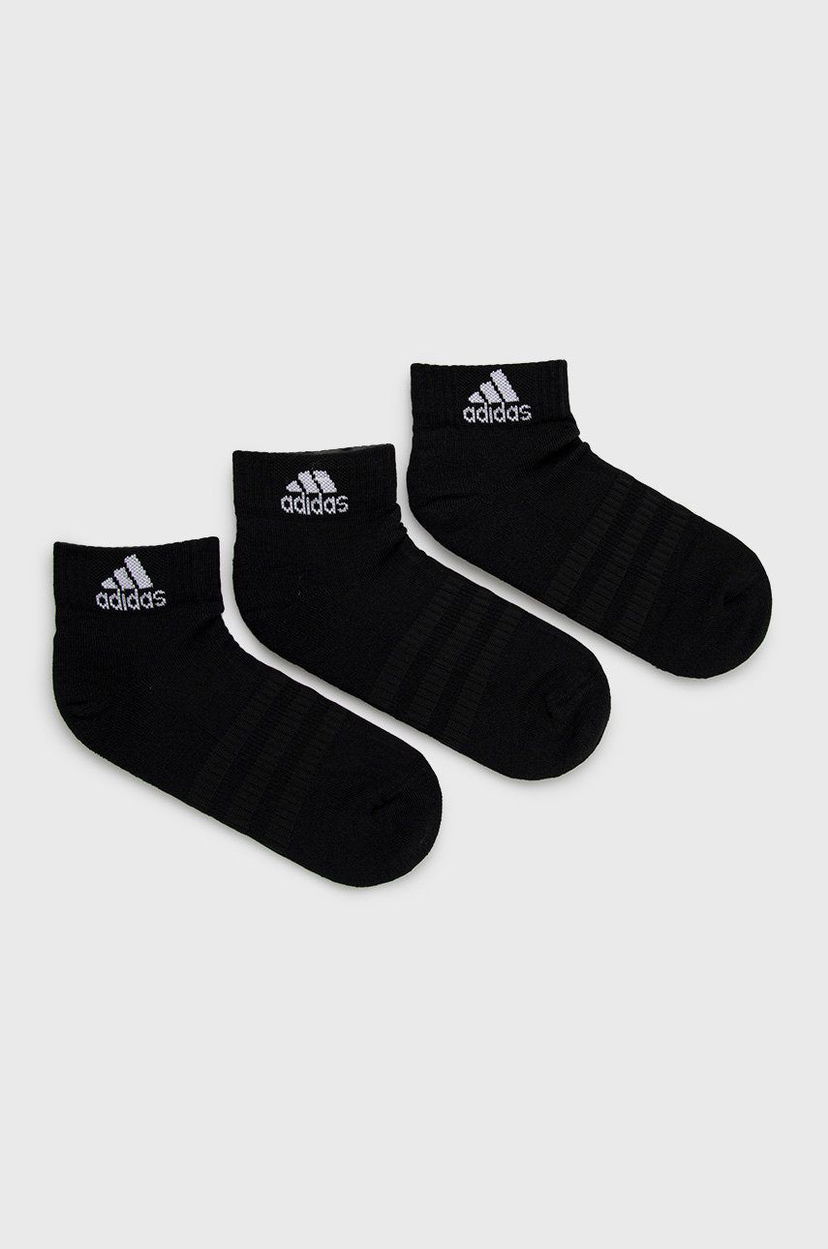 Чорапи adidas Performance Performance Cushioned Ankle Socks - 6 Pack Черно | DZ9363