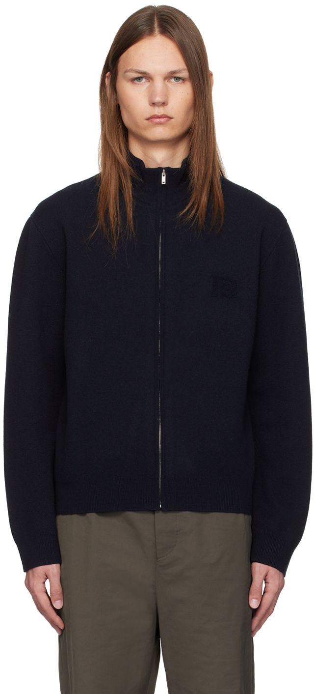 Navy Poval Track Jacket