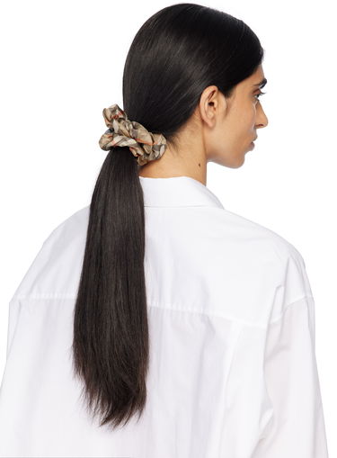 Аксесоари Burberry Burberry Silk Check Scrunchie Бежово | 8110933, 2