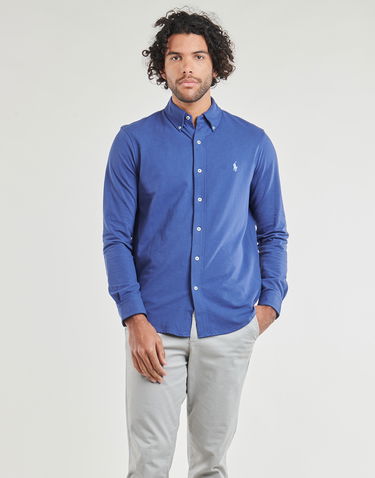 Риза Polo by Ralph Lauren POLO FEATHERWEIGHT SHIRT Синьо | 710654408116, 0
