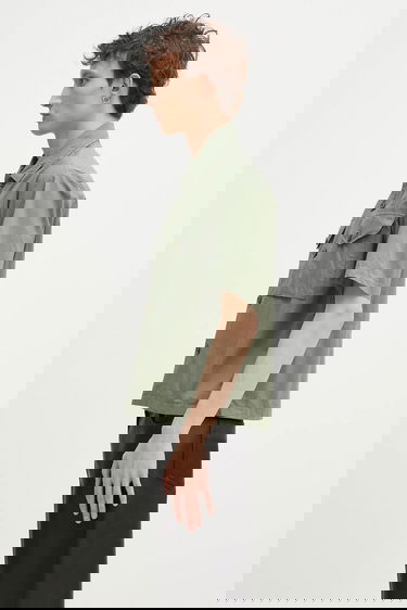 Риза C.P. Company Relaxed Short-Sleeved Shirt Зелено | 18CMSH236A005328G, 1