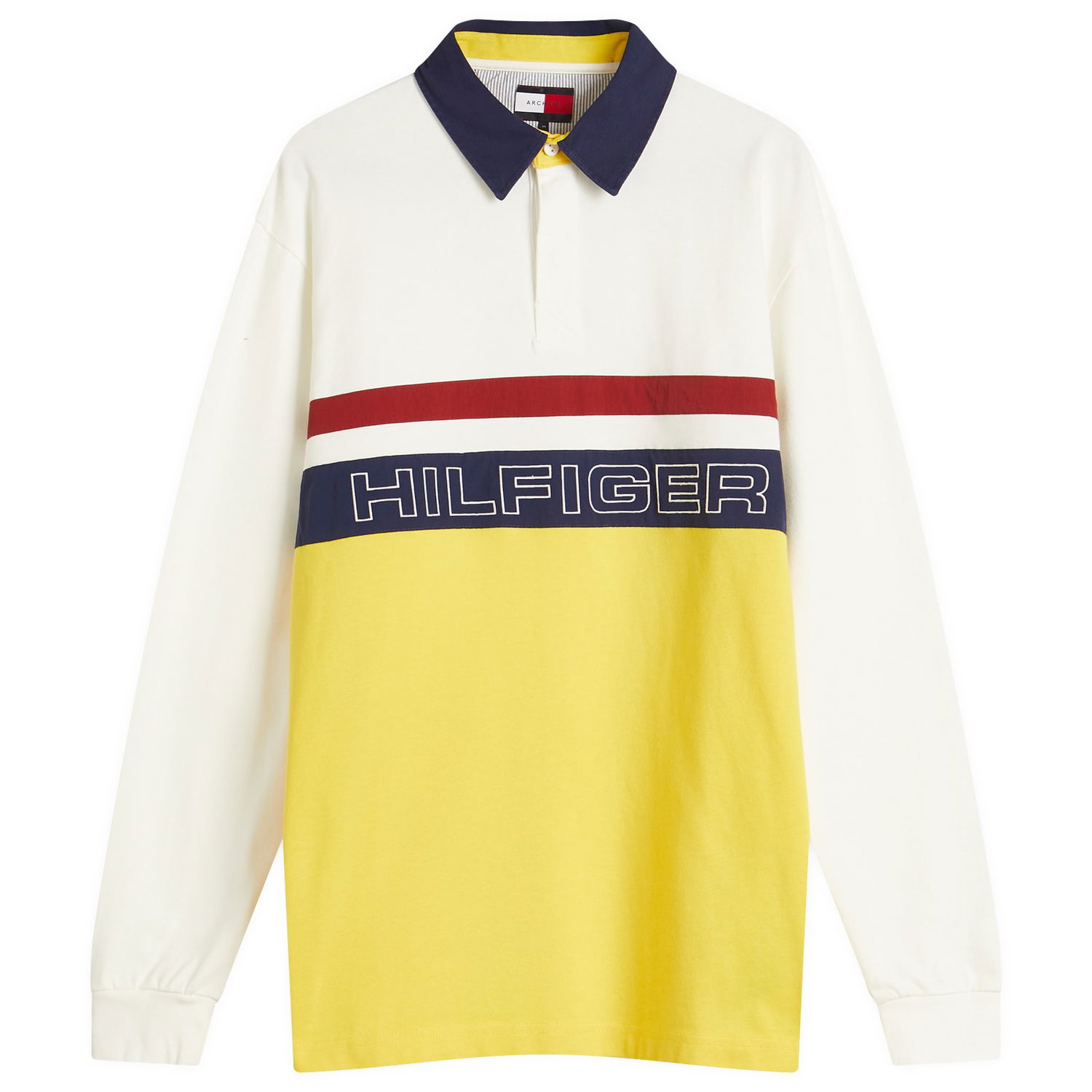 Поло тениска Tommy Hilfiger Tommy Jeans Sailing Rugby Polo, Size Large Жълто | MN0MN00018ZH1, 0