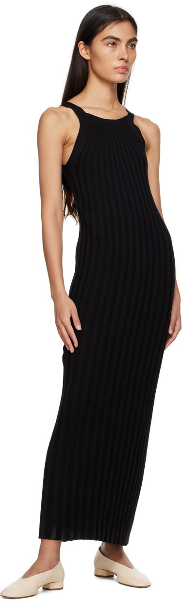 Pокля Loulou de Saison Loulou de Saison Otama Midi Dress Черно | OTAMA, 3